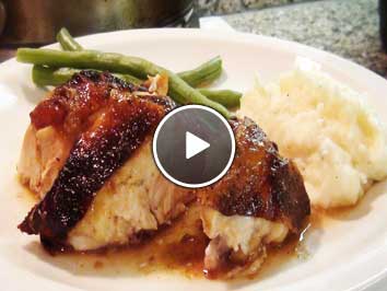 Honey Mustard Roast Chicken Video