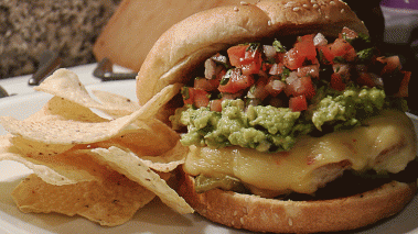 Arizona Cardinals Guacamole Burger