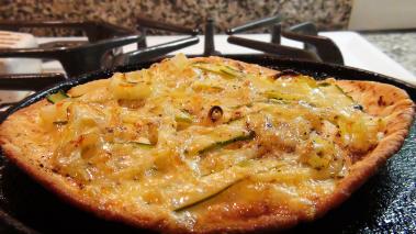 Asparagus & Onion Flatbread Pizza