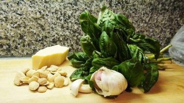 Basil Pesto with Almonds Recipe