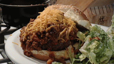 Cincinnati Bengals Chili Burger