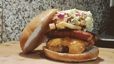 Cleveland Browns Polish Boy Burger