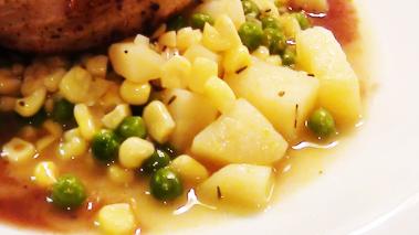 Pea, Corn and Potato Succotash Recipe