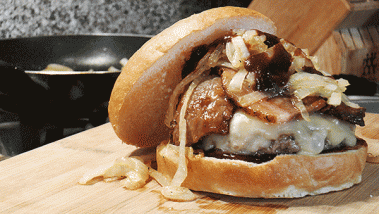 Dallas Cowboys Brisket Burger