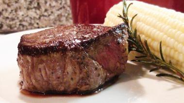 Filet Mignon with Rosemary Butter