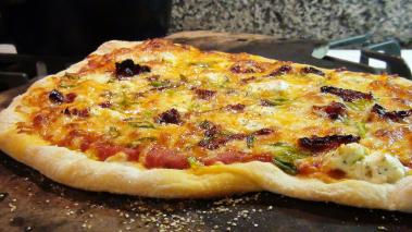 Sun Dried Tomato & Goat Cheese Pizza