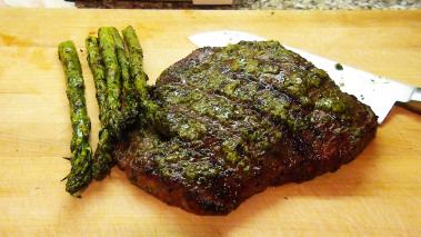 Grilled Flank Steak With Pesto Recipe