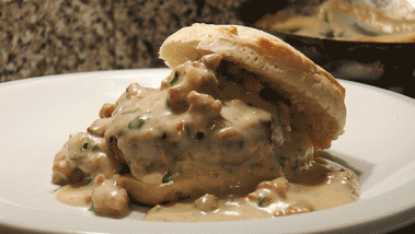 Jacksonville Jaguars Biscuits & Gravy Burger