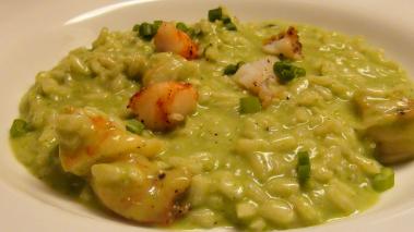 Risotto with Shrimp and Peas