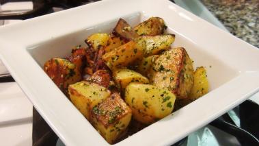 Roast Potatoes with Garlic and Parsley Recipe