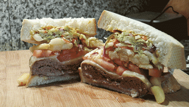 Pittsburgh Steelers Primanti Burger