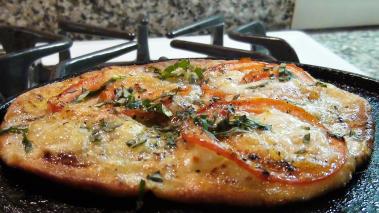 Tomato & Basil Flatbread Pizza