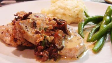 Veal Scallopini with Mushroom Cream Sauce Recipe