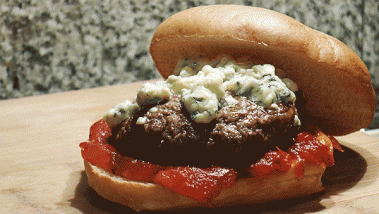 Washington Redskins Red vs Blue Burger