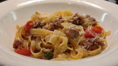 Fettucini with Sausage & Fennel Recipe