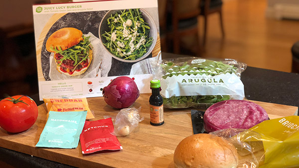 HelloFresh Juicy Lucy Ingreidents