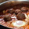 Sun Basket's Moroccan Lamb Tagine with Artichokes and Tomato-Poached Eggs