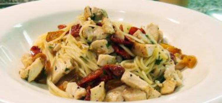 Angle Hair Pasta with Sundried Tomato and Chicken Recipe