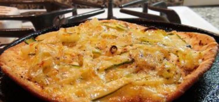 Asparagus & Onion Flatbread Pizza