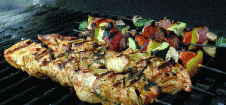 Grilled Chicken Kabobs