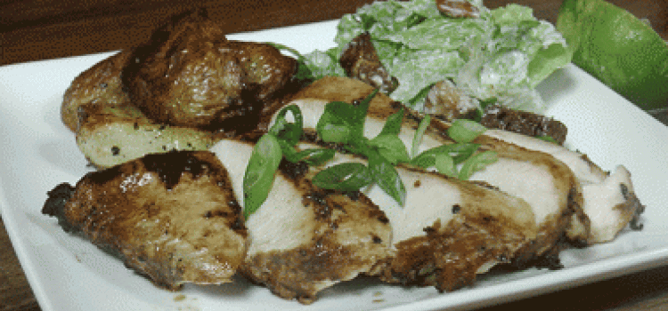 Grilled Ginger Lime Chicken Breasts