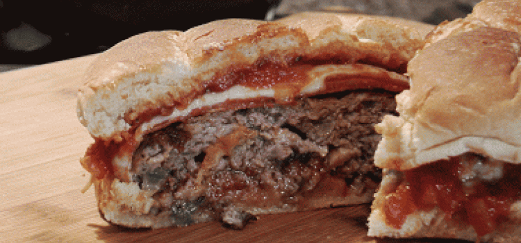 New York Giants Pizza Burger