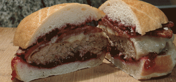 New England Patriots Thanksgiving Burger