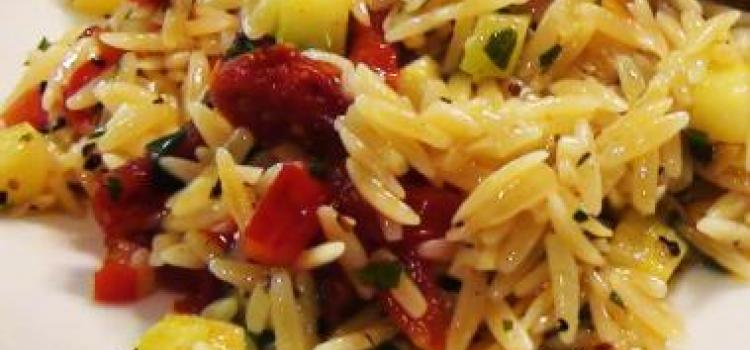 Orzo with Summer Vegetables