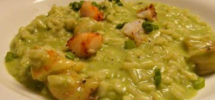 Risotto with Shrimp and Peas