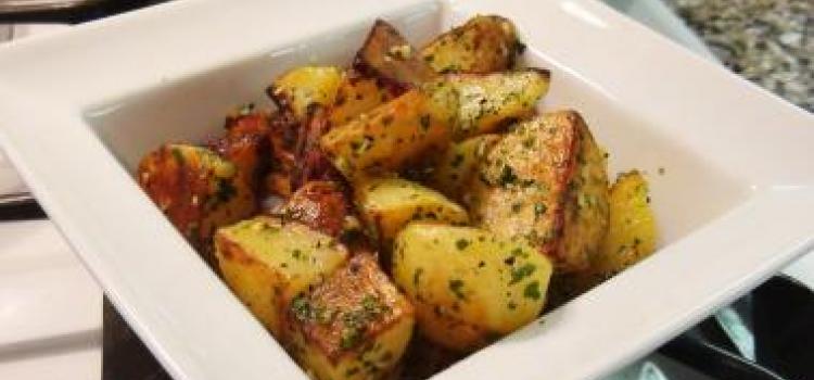 Roast Potatoes with Garlic and Parsley Recipe