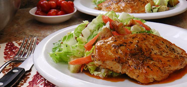 Martha & Marley Spoon’s Buffalo Glazed Chicken Breast with Chopped Salad