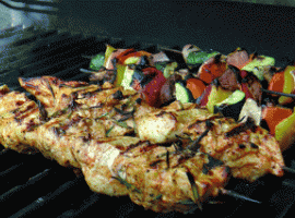 Grilled Chicken Kabobs