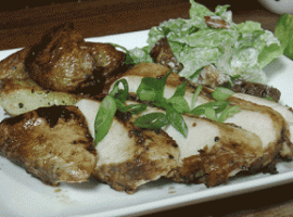 Grilled Ginger Lime Chicken Breasts