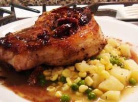 Recipe Pan Roasted Pork Chop with Succotash