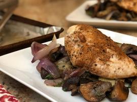 Review of Sun Basket's Sheet Pan-Roasted Chicken & Sunchokes with Bagna Cauda