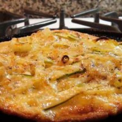 Asparagus & Onion Flatbread Pizza