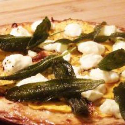 Butternut Squash Flatbread Pizza