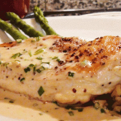 Chicken Breasts with Mustard Sauce