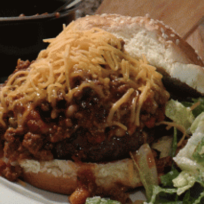 Cincinnati Bengals Chili Burger