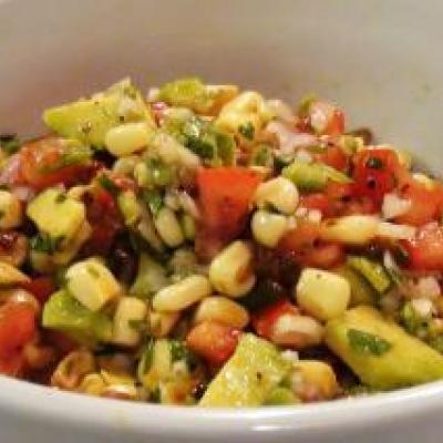 Corn Avocado & Tomato Salsa Recipe