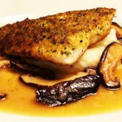 Herb Crusted Halibut