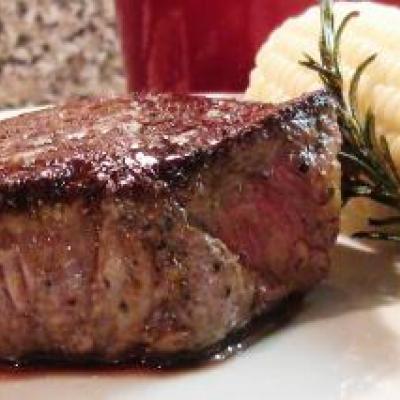 Filet Mignon with Rosemary Butter