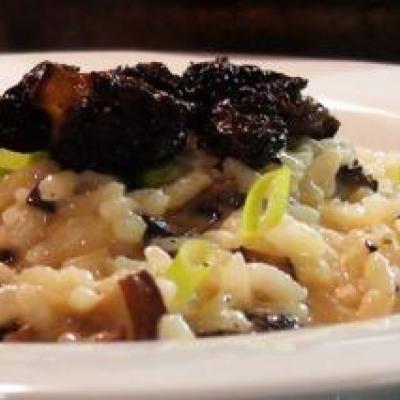 Morel Mushroom Risotto