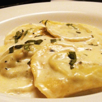 Ravioli with Gorgonzola Sauce Recipe