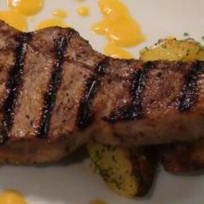 Grilled Pork Chop with Mango Sauce Recipe