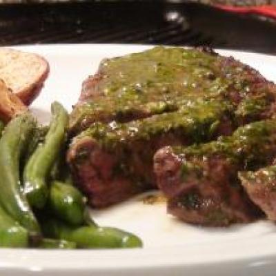 Ribeye Steak with Chimichurri
