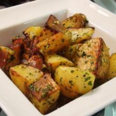 Roast Potatoes with Garlic and Parsley Recipe