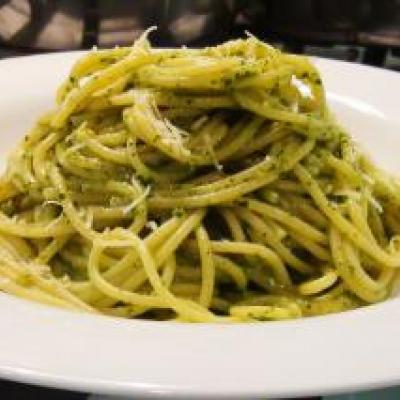 Spaghetti Pesto Recipe