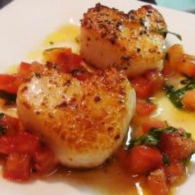 Valentines Day Heart Shaped Scallops