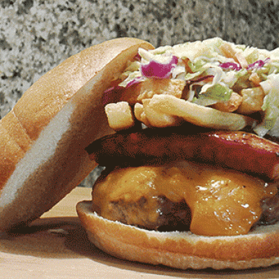 Cleveland Browns Polish Boy Burger